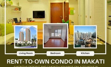 Rent to own studio condo unit for sale in Paseo De Roces Makati CBD