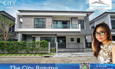 For sale ​​​​The City Bangna, location that everyone has been waiting for! Luxury detached house, New project, Next to Mega-Bangna For Sale 21 M.THB