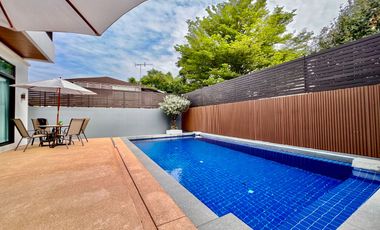 Luxury house for sale, Pool Villa, Phahonyothin 56, Sai Mai, Bangkok.
