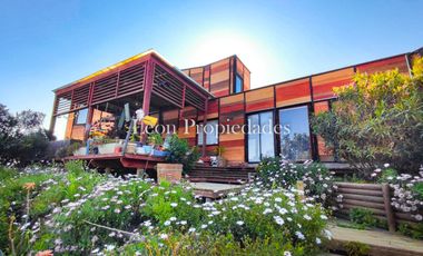León Propiedades vende hermosa casa en sector Miraflores, Curacaví