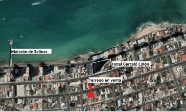 Terreno en Venta en Salinas Atrás de Hotel Colón