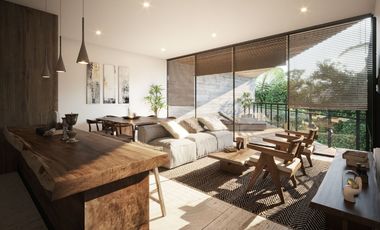 Departamento en Cancún en venta de 2 recamaras  con vista a laguna