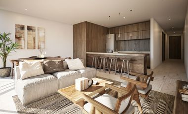 Departamento en Cancún en venta de 2 recamaras  con vista a laguna