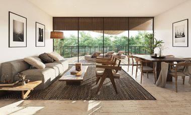 Departamento en Cancún en venta de 2 recamaras  con vista a laguna
