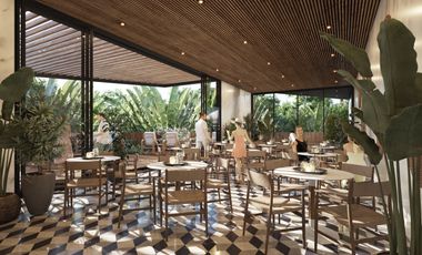 Departamento en Cancún en venta de 2 recamaras  con vista a laguna