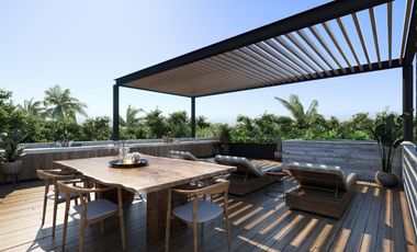 Departamento en Cancún en venta de 2 recamaras  con vista a laguna