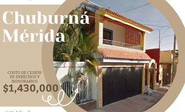 VENTA DE CASA, MERIDA, CHUBURNA