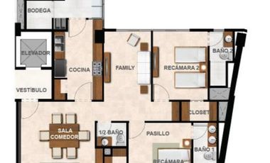 Departamento en venta Bosque Real