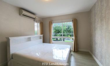 2-storey townhome for sale in Villaggio Bangna (Abac Bangna), Front of the house facing north,  near the clubhouse, special price