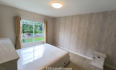 2-storey townhome for sale in Villaggio Bangna (Abac Bangna), Front of the house facing north,  near the clubhouse, special price