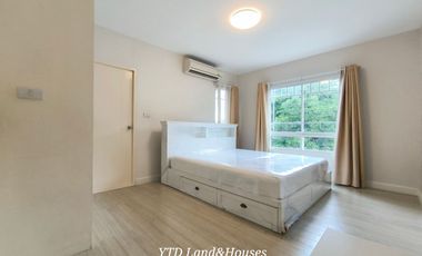 2-storey townhome for sale in Villaggio Bangna (Abac Bangna), Front of the house facing north,  near the clubhouse, special price