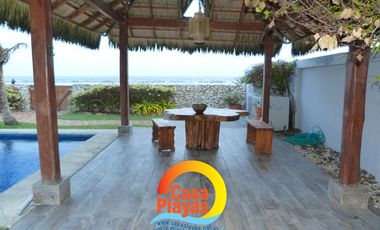 Casa de Venta frente al mar en Playas Villamil de lujo, via a Data Posorja