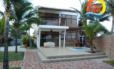 Casa de Venta frente al mar en Playas Villamil de lujo, via a Data Posorja