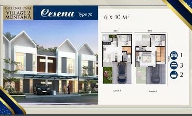 Rumah Cluster International Village 2 Golden East Kebomas Gresik