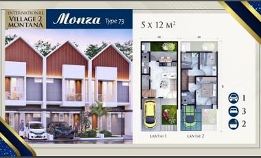 Rumah Cluster International Village 2 Golden East Kebomas Gresik