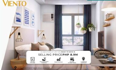 Rush Sale Ready To Move-In Studio Condos 24 SQM  Near Alabang Town Center
