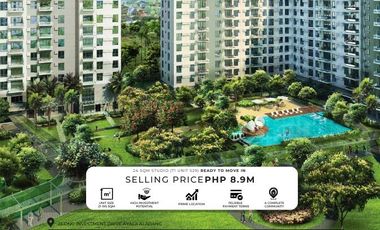 Rush Sale Ready To Move-In Studio Condos 24 SQM  Near Alabang Town Center
