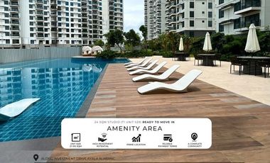 Rush Sale Ready To Move-In Studio Condos 24 SQM  Near Alabang Town Center