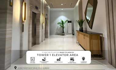 Premium 1 BR Condo 51 SQM Ready to Move in Near Alabang Town Center