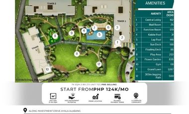 2 Bed Room Unit Near Alabang Town Center For Pre Selling 79 SQM