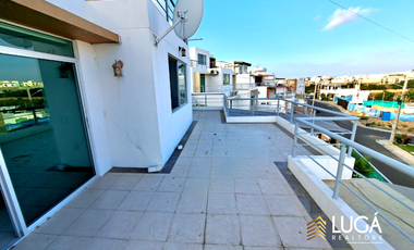 Departamento Amoblado en renta en Urbanización Privada Altos de Manta Beach, Manta Ecuador
