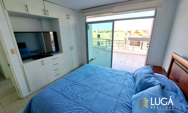 Departamento Amoblado en renta en Urbanización Privada Altos de Manta Beach, Manta Ecuador