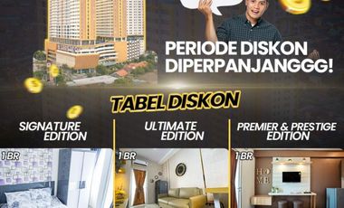 NEW, Apartement Gunawangsa Tidar 200Jtan Unit Baru Full Furnish Mewah Pusat Kota Surabaya