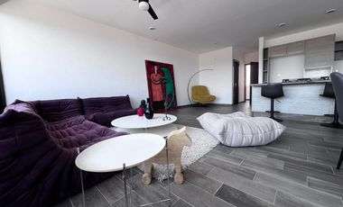 DEPARTAMENTO EN TORRE TERRAZAS AMUEBLADO, ATRAS DE PLAZA CIBELES