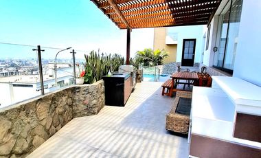VENTA CASA CASUARINAS A.C. 647 m2 REMODELADA/4 PISOS/05 DORMITORIOS/PISCINA/VISTA PANORAMICA