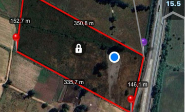 Terreno orilla de Carretera en Paillaco