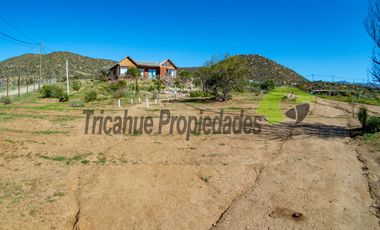 Venta de parcela de 5.000 m2 con casa amoblada, a 15 minutos de Ovalle. $ 65 millones