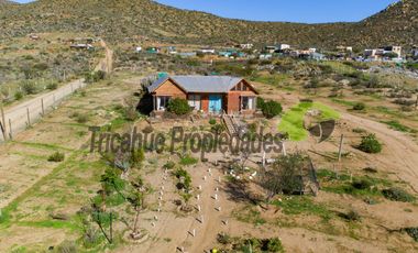 Venta de parcela de 5.000 m2 con casa amoblada, a 15 minutos de Ovalle. $ 65 millones