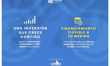 LOTE EN VENTA EN HACIENDA SAN BLAS RESIDENCIAL FINANCIADO A 36 MESES SIN INTERESES