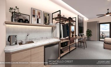for Sale Preselling Studio Condotel in Tuba Benguet near Baguio City Moncello Crest
