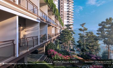 for Sale Preselling Studio Condotel in Tuba Benguet near Baguio City Moncello Crest