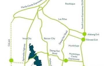 Lot for sale in Vermosa Caleia Ardia Courtyard near La Salle Zobel and Calax