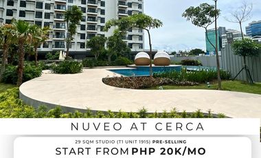 Condos for Sale in Alabang Studio 29 SQM with Balcony Pre Selling