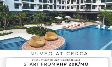 Condos for Sale in Alabang Studio 29 SQM with Balcony Pre Selling
