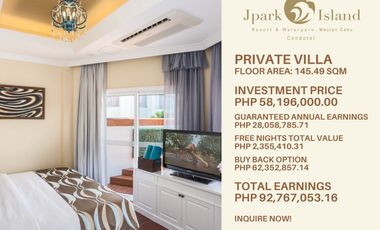 Ready for Occupancy: 2-Bedroom Condotel Villa at JPark, Lapu-Lapu City, Cebu