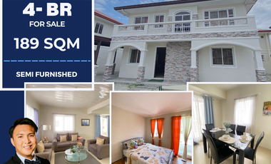For Sale House And Lot 4-Bedroom With 2 Carport In Solana Casa Real Pampanga