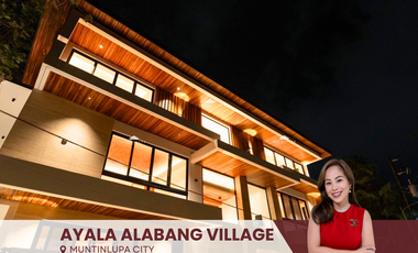 Modern High-End Brand New Ayala Alabang Village House For Sale in Muntinlupa AAV, near Alabang Hills