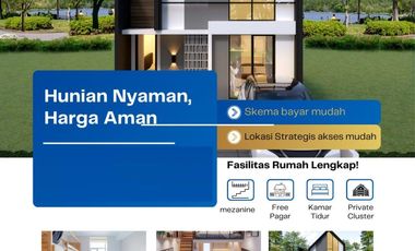 Rumah EL Cihanjuang,Baru 2/1 LANTAI Mewah Harga Murah Dekat Kota Cimahi di Bandung Barat Jual Dijual