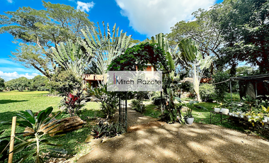 4-Hectare House and Lot Resort Farm with Swimming Pool For Sale in Tanauan, Batangas