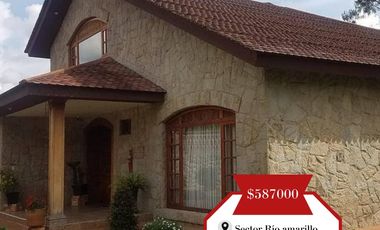 Hermosa CASA en venta en CUENCA sector rio amarillo sayausi san sebastian
