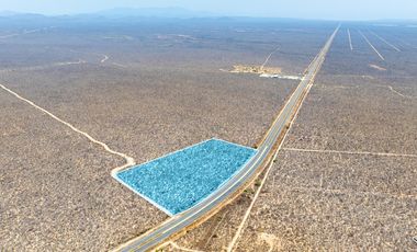 Terreno de 2 has en el cruce de San Pedro a metros de las carretera federal a La Paz