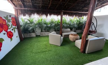 CASA AMUEBLADA EN RENTA EN PLAYA DEL CARMEN, QUINTANA ROO, “RESIDENCIAL ALTARIA”, EXCELENTE UBICACIÓN