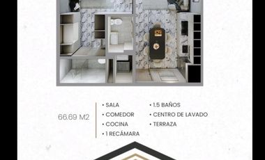 SE VENDEN DEPARTAMENTOS TIPO LOFT Y DE 1 Y 2 RECAMARAS EN LOMAS DE ANGELOPOLIS