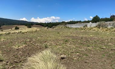 Gran Terreno en Venta, ubicado en el Paraje de Hueyametla – Las Cruces del Poblado de Santo Tomas Ajusco, Cuenta con una superficie de: 10 Hectáreas. 
