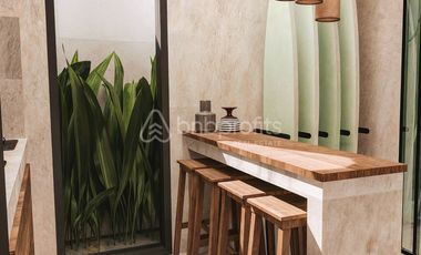 Claim Your Boho – Style Oasis: Kedungu 1-Bed Leasehold Villa with Rooftop Minutes from Pigstone Beach