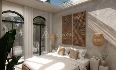 Claim Your Boho – Style Oasis: Kedungu 1-Bed Leasehold Villa with Rooftop Minutes from Pigstone Beach